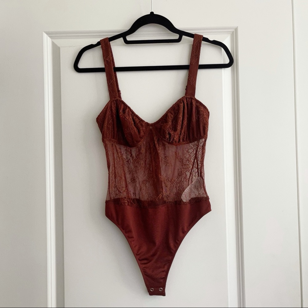 Danielle Bernstein Lace Bodysuit